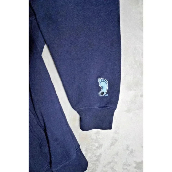 Vtg. E5 M Hoodie Sweatshirt North Carolina Tar Heels Medium Gray UniseX - Picture 12 of 16